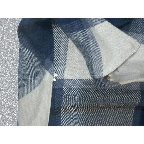 Blue and White Plaid Cropped Jacket - Picture 9 of 13